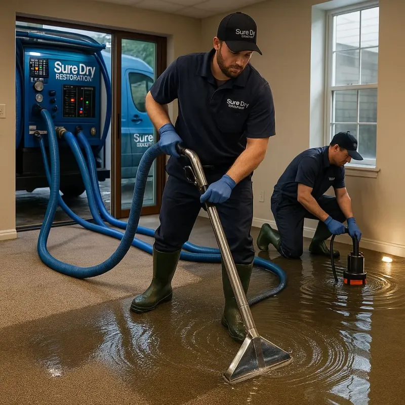 Water Extraction and Removal process in Wolverine Lake, MI